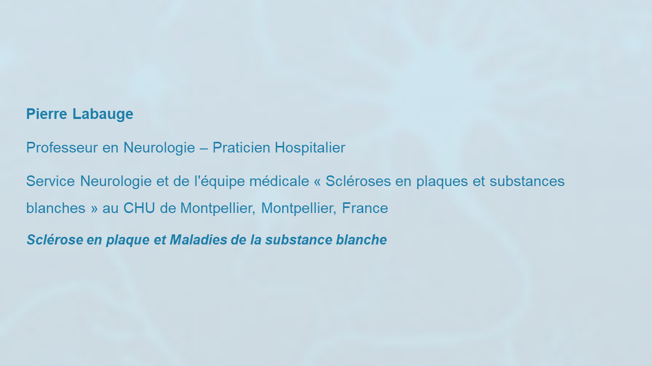 Session Roche Association Tunisienne de Neurologie